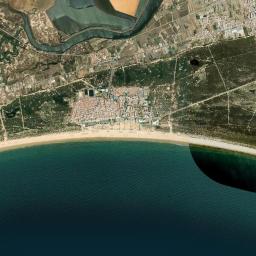 Monte Gordo High Resolution Satellite Map