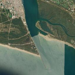 Vila Real de Santo António High Resolution Satellite Map