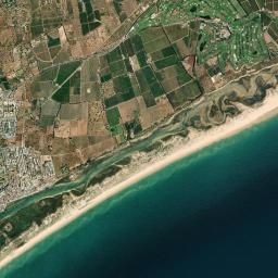 Cabanas de Tavira High Resolution Satellite Map