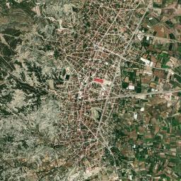 Gölhisar High Resolution Satellite Map
