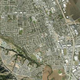 Gilroy High Resolution Satellite Map