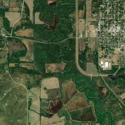 Caney High Resolution Satellite Map