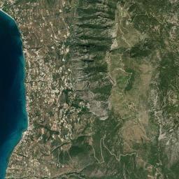 Paralía Vérgas High Resolution Satellite Map