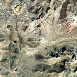 Beatty High Resolution Satellite Map