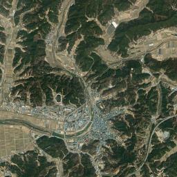 Bonghwa-gun High Resolution Satellite Map