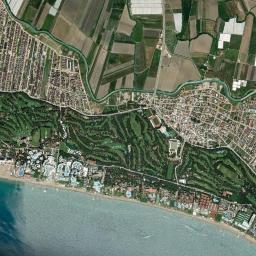 Belek High Resolution Satellite Map