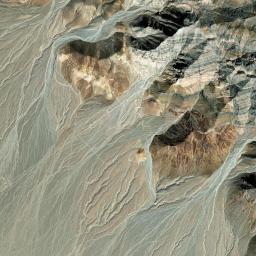 Aerial view of Beatty (blue quartz area)