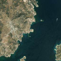 Kímolos High Resolution Satellite Map