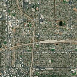 Fresno, California map(satellite map)
