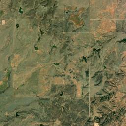 Woods County High Resolution Satellite Map