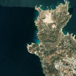 Mílos High Resolution Satellite Map