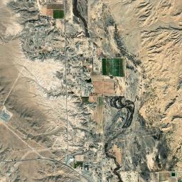 Moapa Town High Resolution Satellite Map