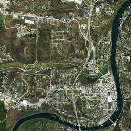 Branson High Resolution Satellite Map