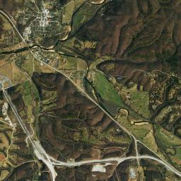 Pineville High Resolution Satellite Map