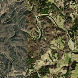 Aerial view of Helton Creek