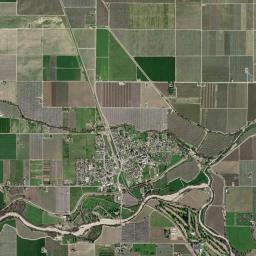 Laton High Resolution Satellite Map