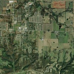 Pea Ridge High Resolution Satellite Map