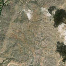 Aerial view of La Madera (dumortierite area)