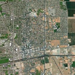 Hanford High Resolution Satellite Map
