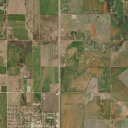 Waukomis High Resolution Satellite Map