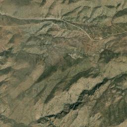 Aerial view of Harding Pegmatite Mine