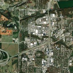 Fulbright Expressway & Interstate 540 Satellite Map