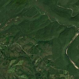 Aerial view of Yellville Mines
