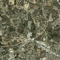 Glen Raven High Resolution Satellite Map