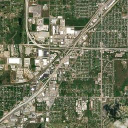 Oakhurst High Resolution Satellite Map