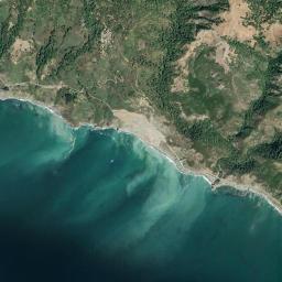 Aerial view of Limekiln Creek Beaches Area