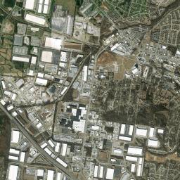La Vergne High Resolution Satellite Map