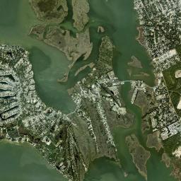Kill Devil Hills High Resolution Satellite Map