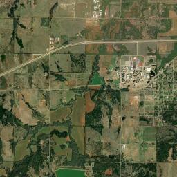 Langston High Resolution Satellite Map