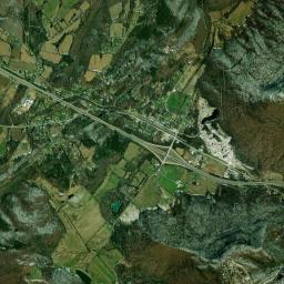 Aerial view of Crab Orchard