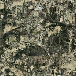 Cajahs Mountain High Resolution Satellite Map