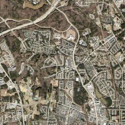 Cary, NC locator map
