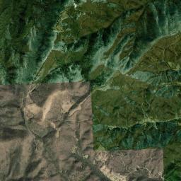 Aerial view of Roaring Fork Creek