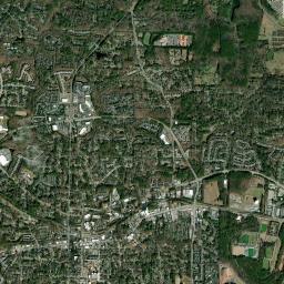 Cary, North Carolina map(satellite map)