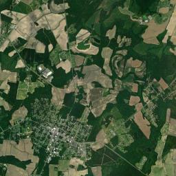 Pinetops High Resolution Satellite Map