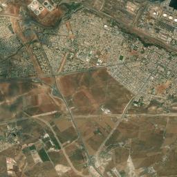 Aïn el Bya High Resolution Satellite Map