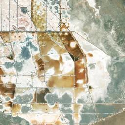 Aerial view of Searles Lake
