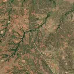 Roger Mills County High Resolution Satellite Map