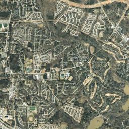 Holly Springs High Resolution Satellite Map