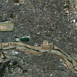 Fuchū-shi High Resolution Satellite Map