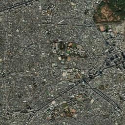 Shibuya-ku High Resolution Satellite Map