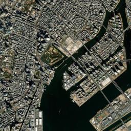 Chūō Ku High Resolution Satellite Map