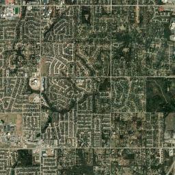 Oklahoma Christian University Edmond OK Satellite Map