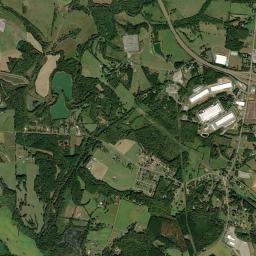 Aerial view of Propst Farm Ruby Mine