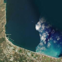 Kolympári High Resolution Satellite Map