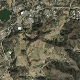 Lake Junaluska High Resolution Satellite Map